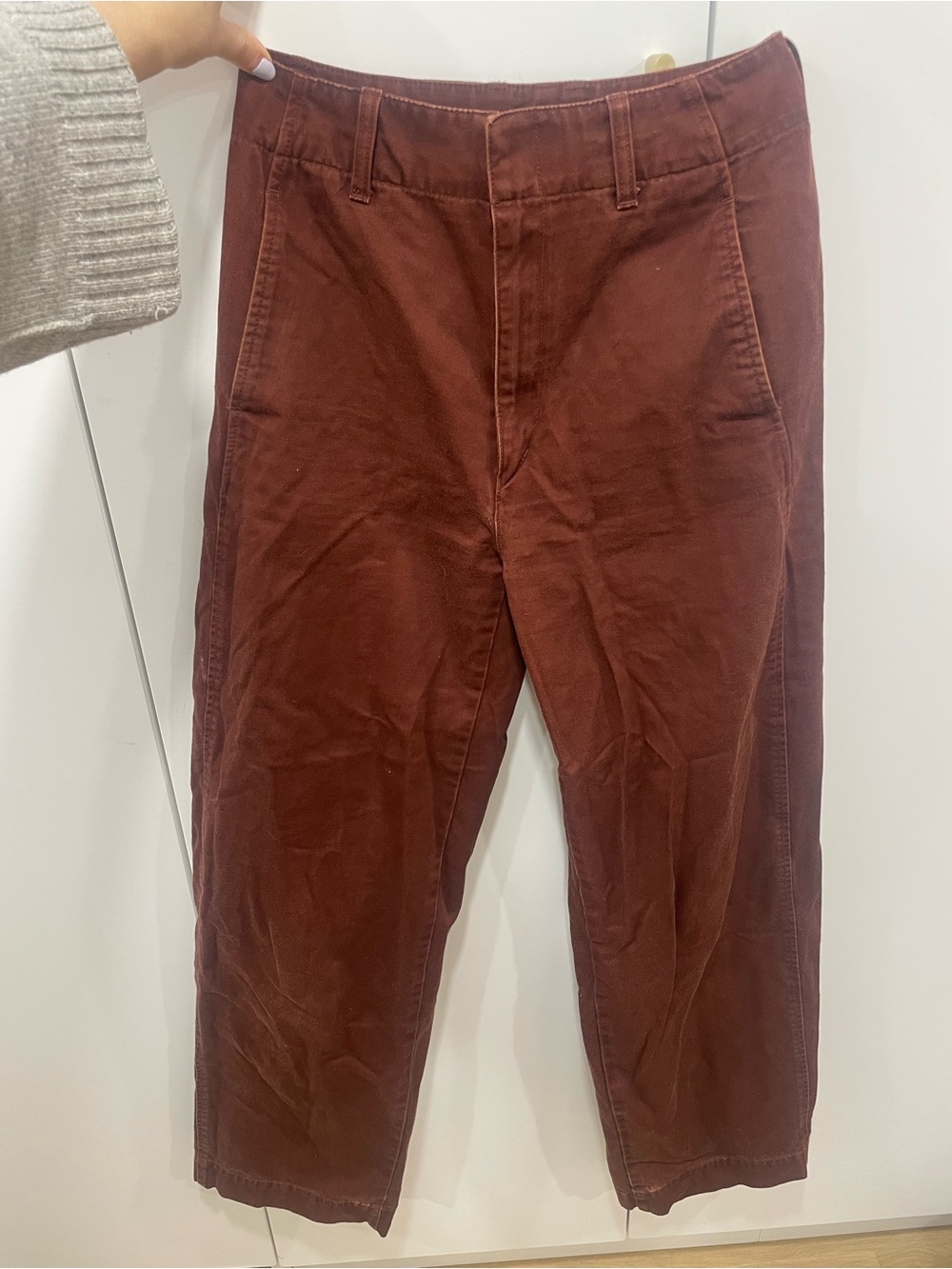 Uniqlo Women's Rust Brown Chino Pants